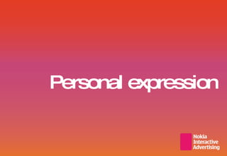 Personal expression 