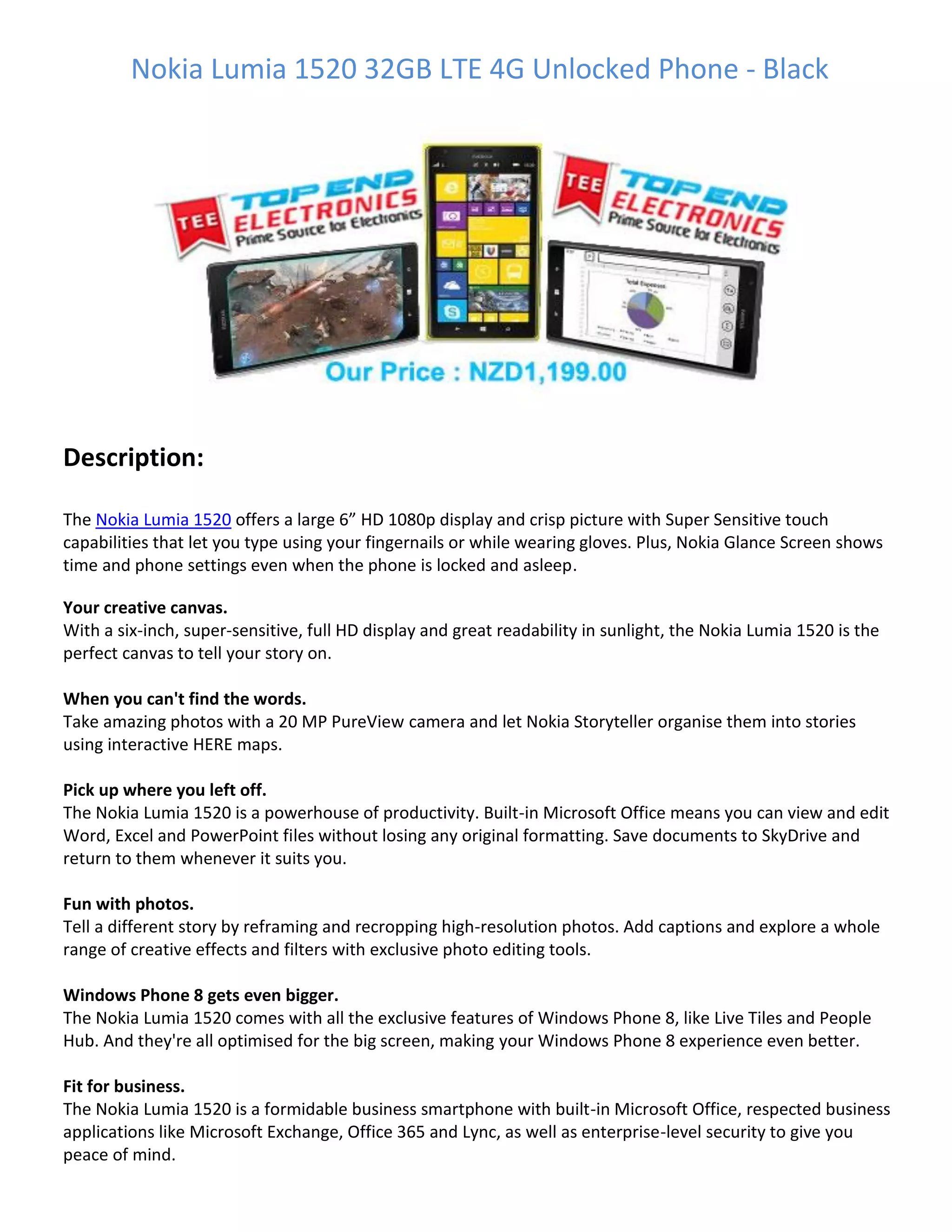 Nokia lumia 1520 PDF