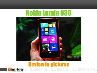 Nokia Lumia 630
Review in pictures
 