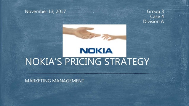 Nokia Pricing Strategy Case Study