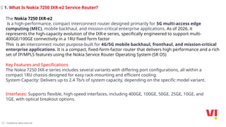 Nokia router PPT.pptx For 7250 IXR & 7750 IXR | PPTX