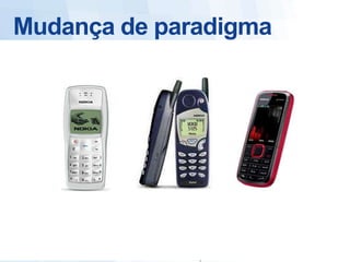 Mudança de paradigma




6   Company Confidential   © 2011 Nokia   Filename.pptx v. 0.1 2011-03-31 Author [Edit via Insert > Header & Footer]

                                                          Nokia Internal Use Only
 