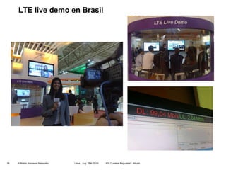 LTE live demo en Brasil 