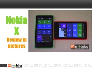 Nokia
X
Review in
pictures
 