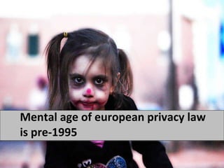 Mental age of european privacy law is pre-1995 