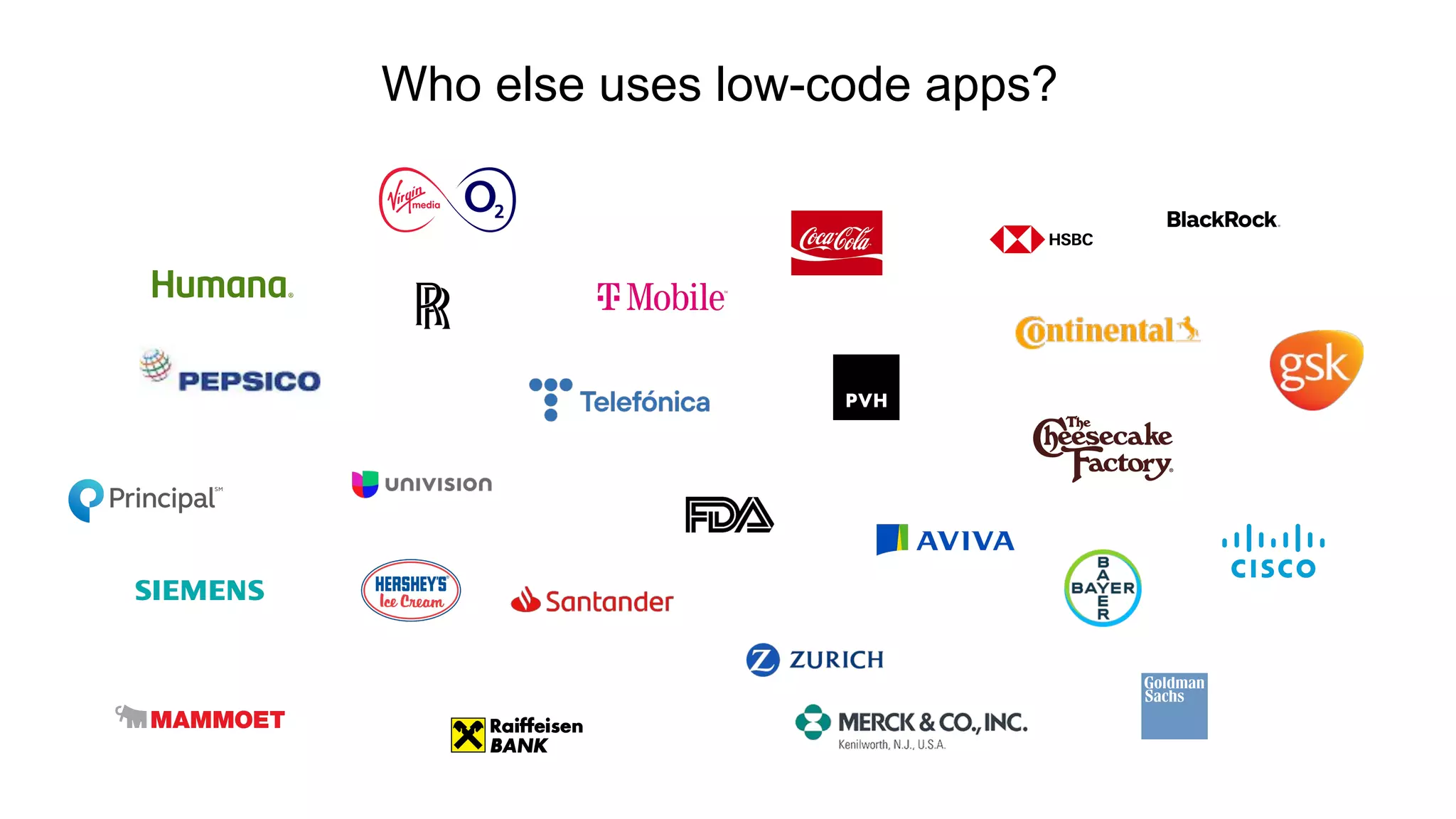 Who else uses low-code apps?
 