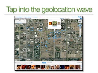 Tap into the geolocation wave
 