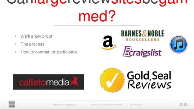 Paid Reviews on Amazon - NOLA Pubcon 2014 Dwight Zahringer