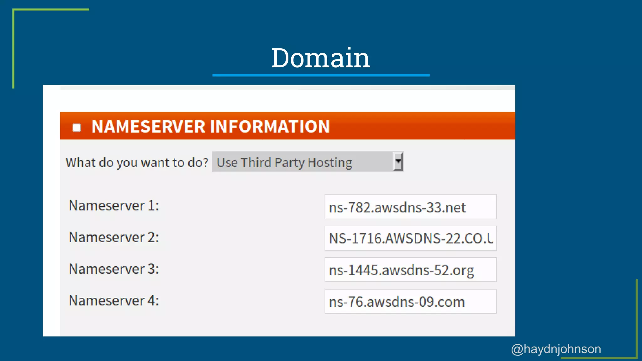 @haydnjohnson
Domain
 