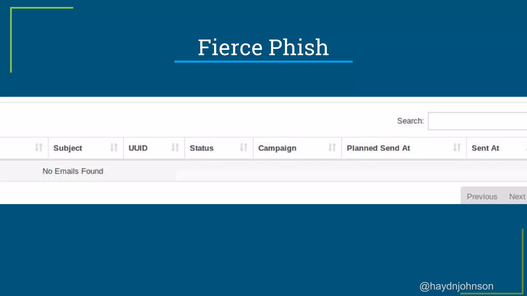@haydnjohnson
Fierce Phish
 