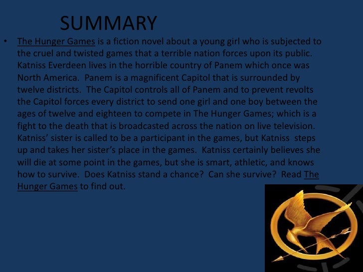 summary of book hunger games