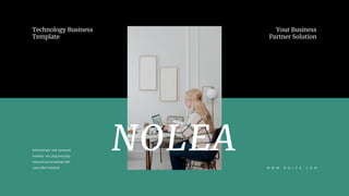 Nolea Presentation : Dark Color Theme