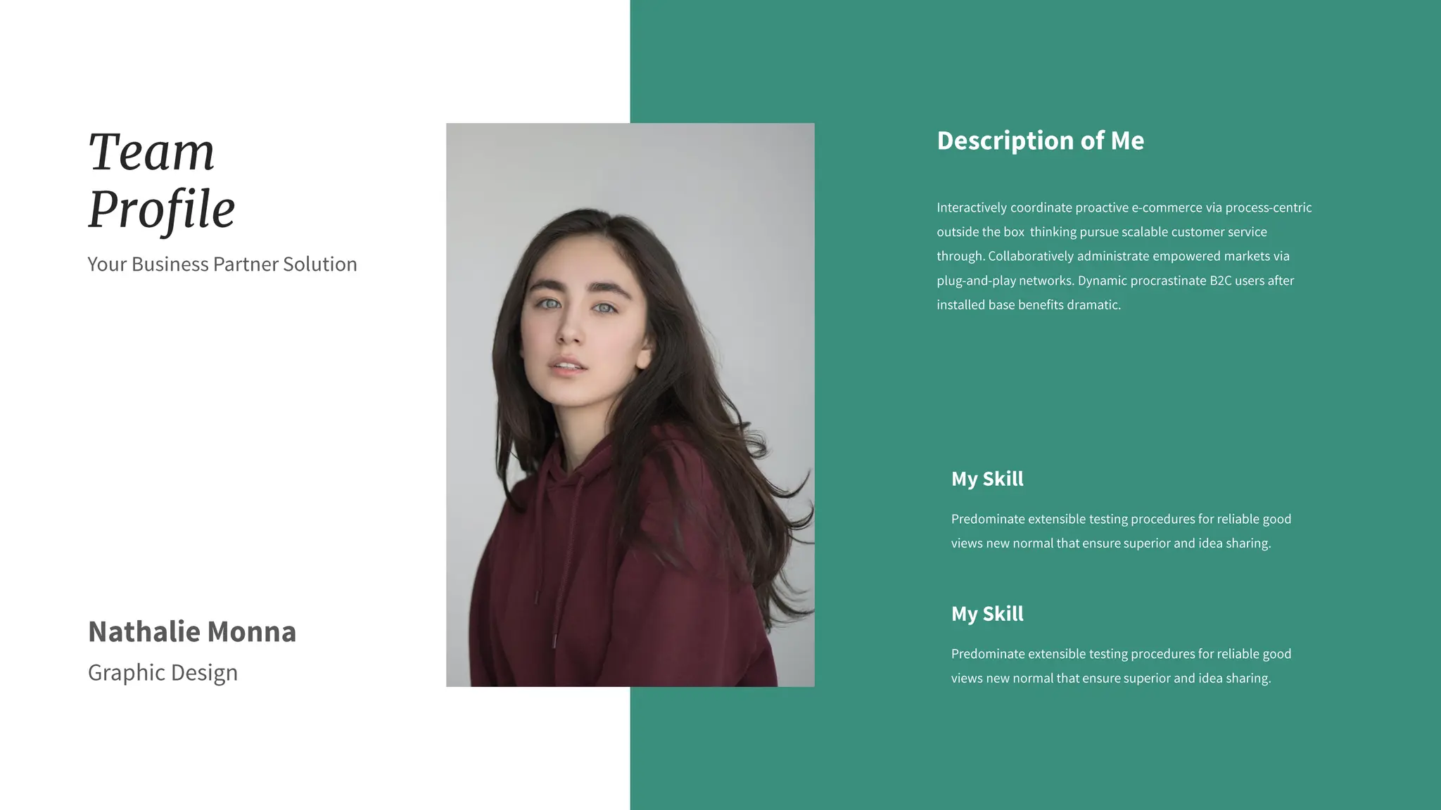 Nolea Presentation : Light Color Theme