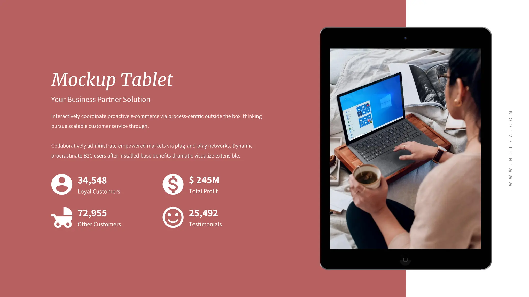 Nolea Presentation : Light Color Theme