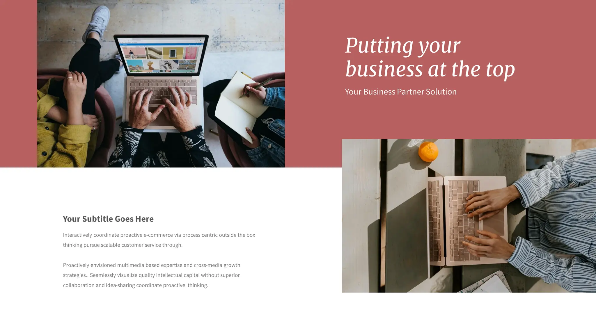 Nolea Presentation : Light Color Theme