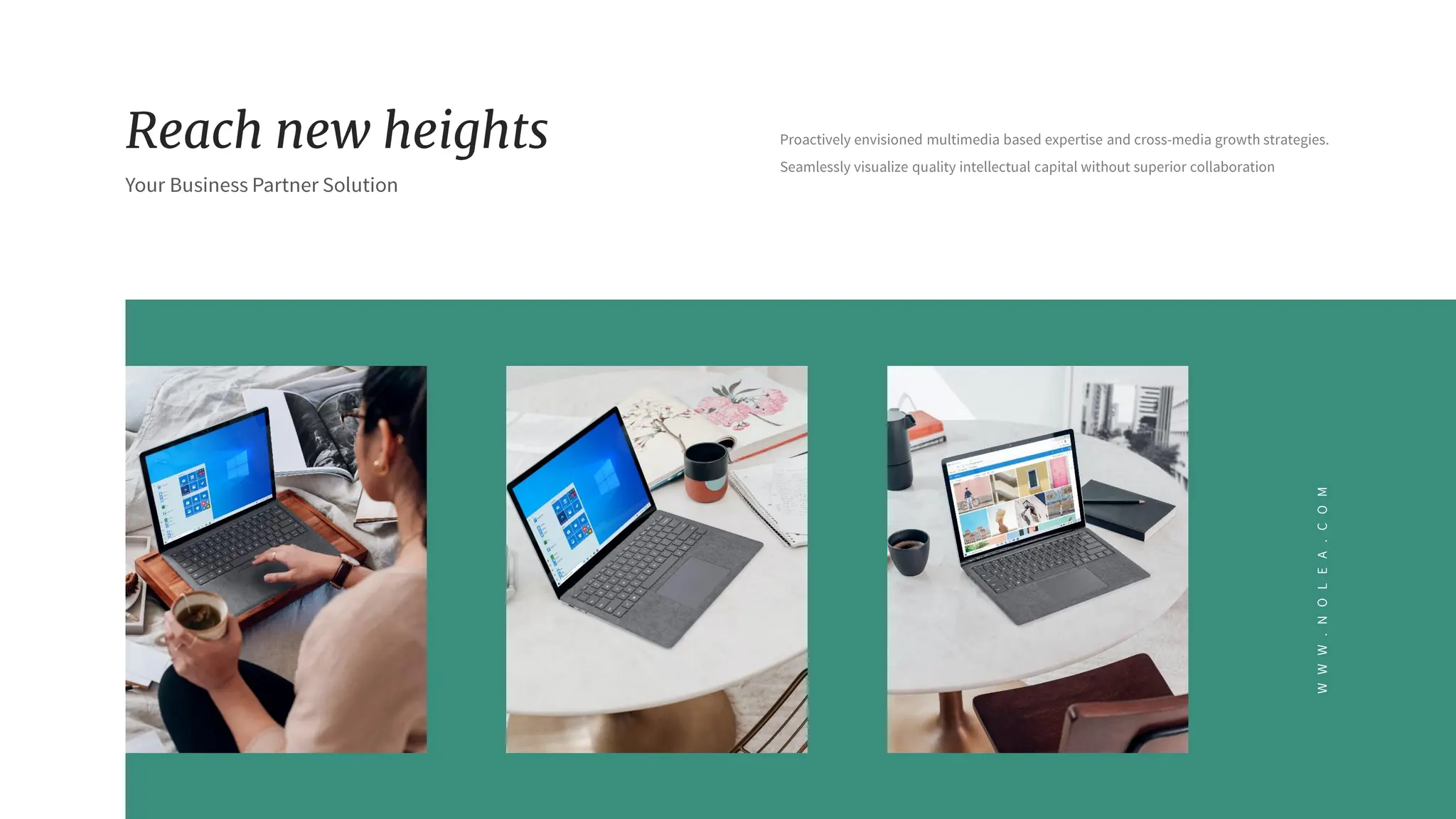 Nolea Presentation : Light Color Theme
