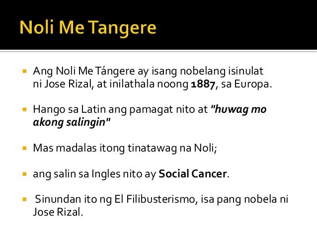 Kailan Natapos Ni Rizal Ang Noli Me Tangere Brainly Ph - Mobile Legends