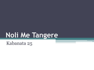 Noli Me Tangere
Kabanata 25
 
