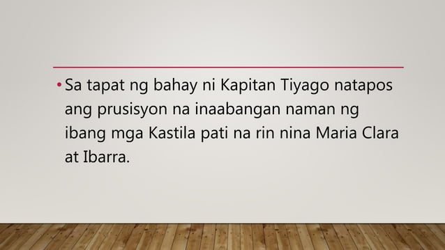 Noli me tangere kabanata 29 | PPTX