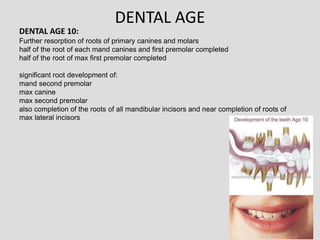 Nolla staging and Dental Age(Orthdontics)