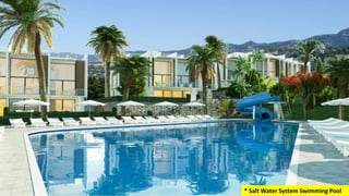 * Salt Water System Swimming Pool
 