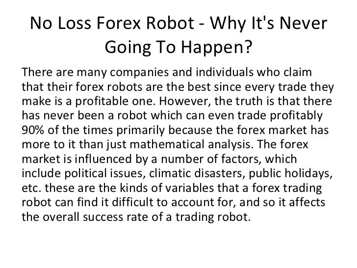 No loss forex robot review