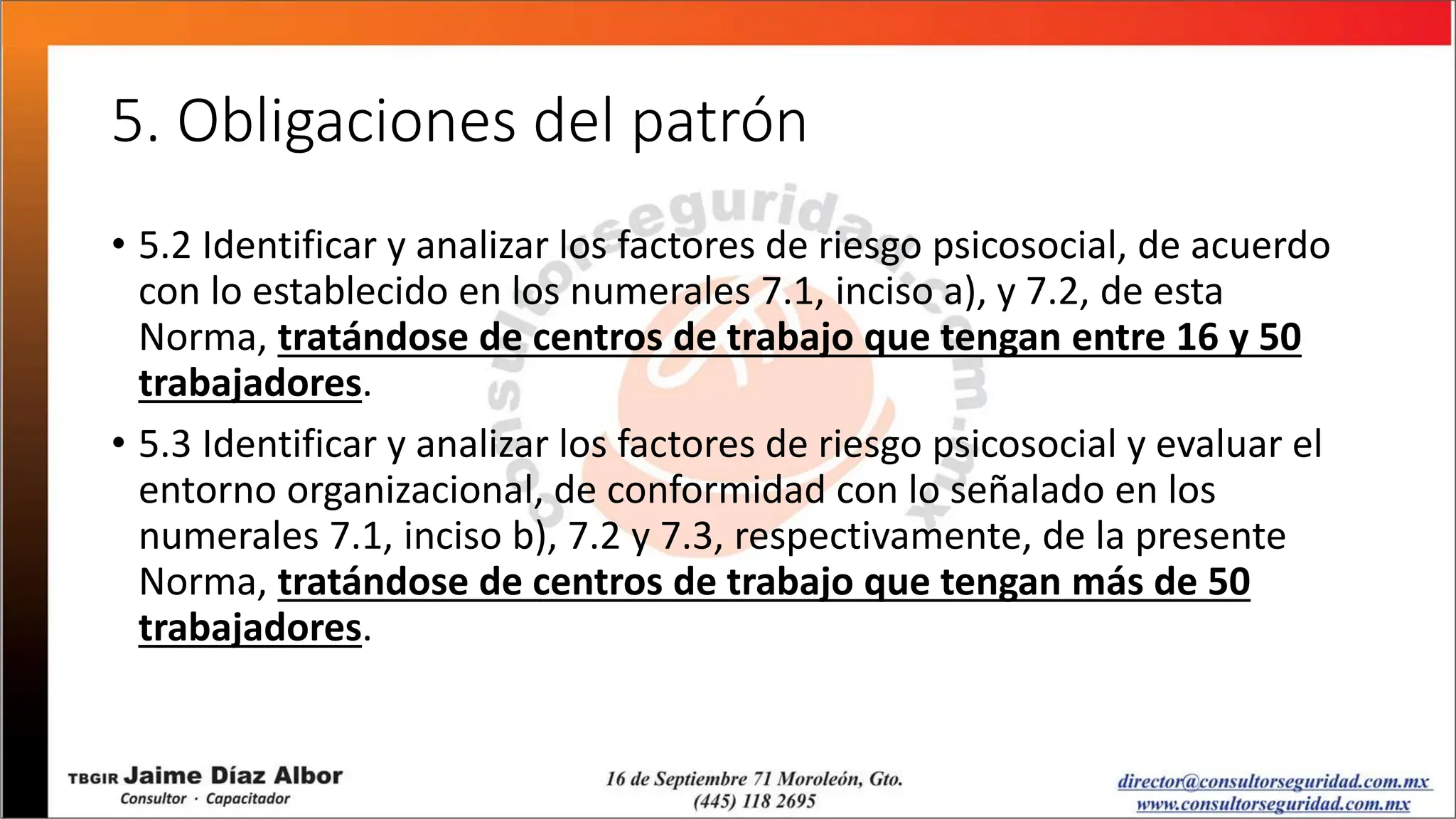 Norma Oficial Mexicana 035 STPS versión 2018 | PPTX