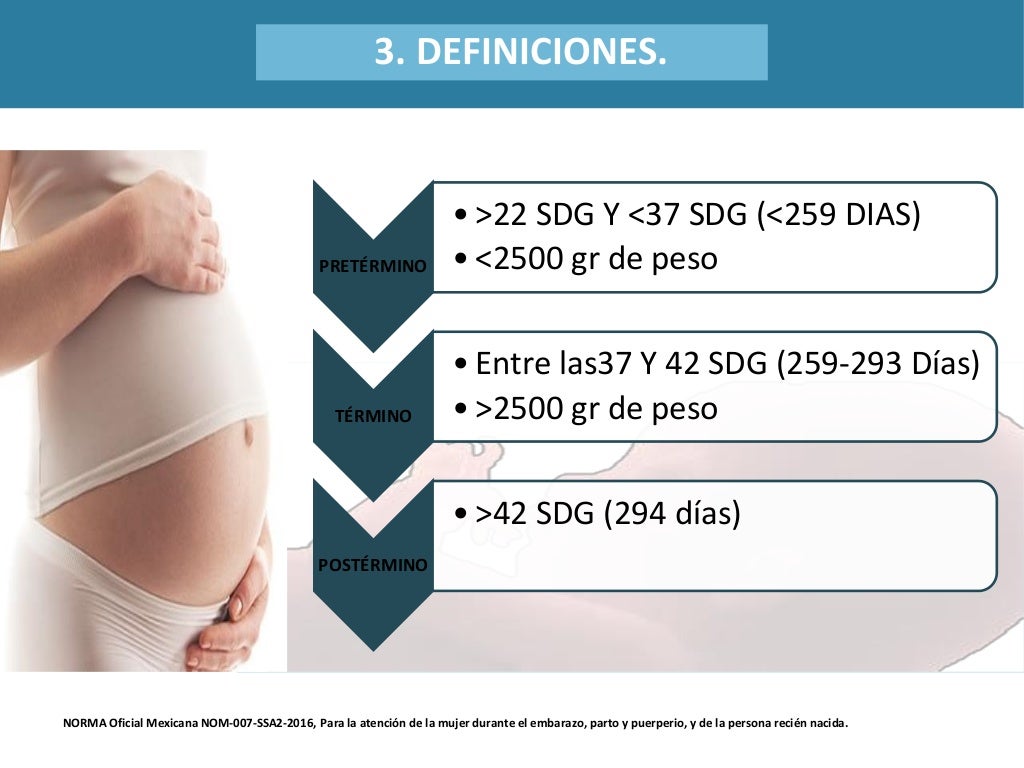 NORMA Oficial Mexicana NOM-007-SSA2-2016, Para la atención de la muje…