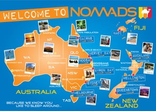 Nomads Accommodation map (inside brochure)   low res