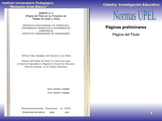 23/01/12 Página del Título Páginas preliminares 