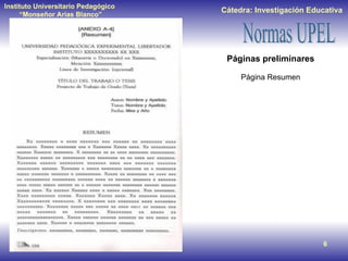 23/01/12 Página Resumen Páginas preliminares 