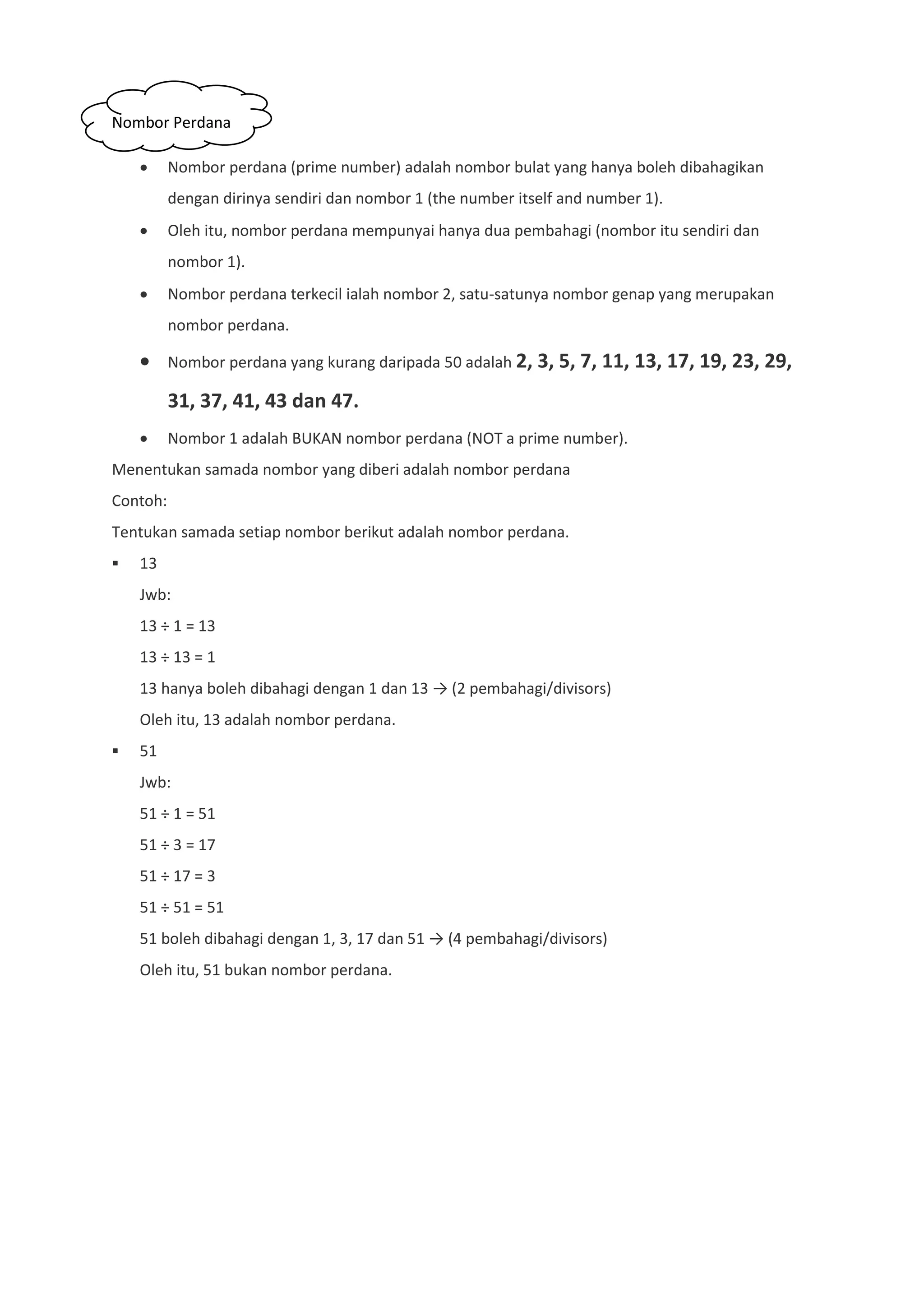 Number Genap Nombor perdana | PDF