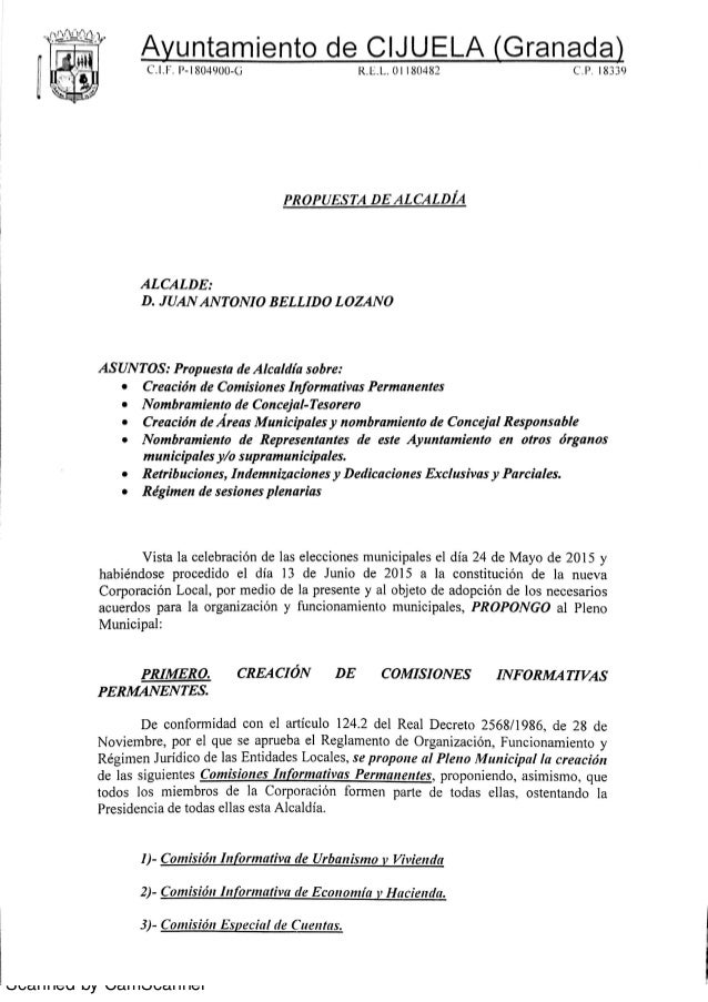 Nombramientos Y Asignaciones Sueldos Ayuntamiento Cijuela