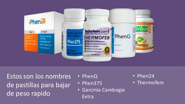 Pastillas termogenicas para bajar de peso