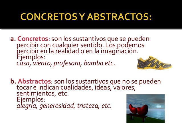 Nombre o sustantivo (Material adaptado)