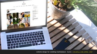 website design for wedding marketplace: iLove | #WordPress, #CSS, #HTML, #PHP
 