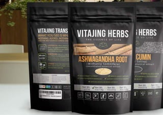 package design for herb extracts