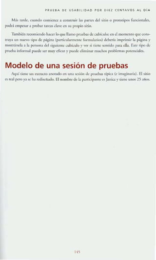 '~U' . " "f u"'""""" .,,~ "'Ol C.." ... VOS ...l 01 ...
Má> ..,de. cu"odo ""'nOcoce. ro"",ui, b,. 1""'''' del ,,,io o I',o",.il"" f,,,,Clonoln.
pocl,j e",I'<"'''''' I'n,f"" "'''.I'el,.,,, en ,,, 1''''l'io ,i,io,
"I,,,,b,tn r=nu.,,"¡" 10...-.:, lo que 11.,,,,, I'm.o.., do cubl(ul,,: en el mon"',,,,, 'lue <ou,-
!fU)" "n "''''''' ,il'" de l'4ina If'olnicul.""<nlc focmul.a,,,,,) okbal> ;ml'"",i, lo I"~"" Y
.......".""'1... 1.. f""'>O'" cl.-I ,i~"i<"'e <ubl<ulo r ,..,. <i ,inK- "",,,i,l,, p:o'" dI.. rCl« ,iro do
1"...-1.. ¡"f,,,,,,.1 I",<de .., mur cn.:., r I",,,k dimi"", ",,,,,hu< probl"",., I""<,,,,ial,,,,
Modelo de una sesión de pruebas
Ao.¡uí ,....,~ Wl n,r""o ..'o,.>do en m", ""i{N' Je IKuob.u ,Ipo:. le inugi.",i.). fJ ,¡,ío
<> ,...1 P<"'" "f" .... Iu ",Ir...-ft.oo. ~J IIOmlKe dc 1.. f'H'icip.m« "'Jonio« r time u''''' 25 .¡;",.
 