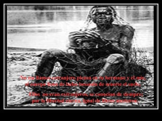 No me llames extranjero piensa en tu hermano y el mío, el cuerpo lleno de balas besando de muerte el suelo. Ellos  no eran extranjeros, se conocían de siempre; por la libertad eterna, igual de libres murieron.  