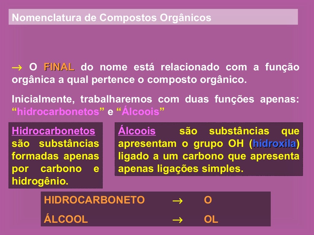 Qual é A Nomenclatura Oficial Do Composto A Seguir