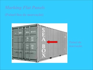 Marking Flat Panels
(Painel liso de marcação)
Painel de
marcação
 