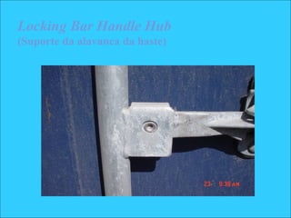 )
Locking Bar Handle Hub
(Suporte da alavanca da haste)
 