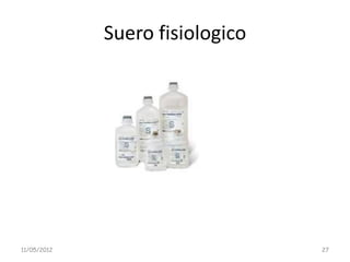 Suero fisiologico




11/05/2012                       27
 