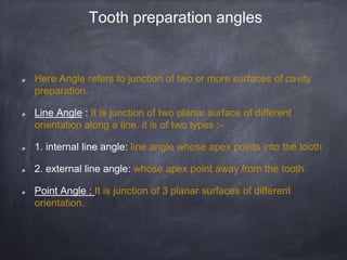 Nomenclature in Operative Dentistry | PPTX