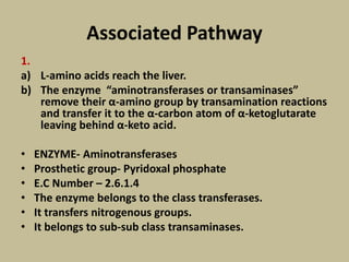 Enzymes involved in UREA CYCLE | PPTX