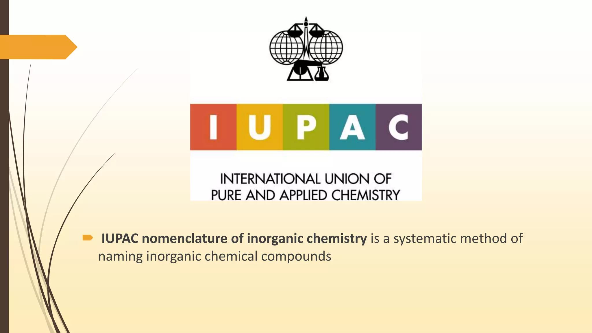 Nomenclature of inorganic Compounds | PPTX