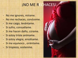 ¡NO ME RECHACES! ,[object Object]