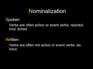 Nominalization | PPT