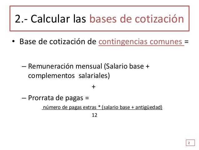 calcular nominas