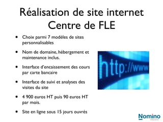 Un réseau social FLE
     Marche à suivre
 